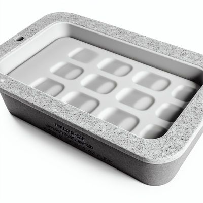 冷蔵庫 安全 粘りしないコーティングの人工石模具 清掃しやすい