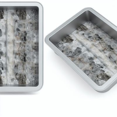 冷蔵庫 安全 粘りしないコーティングの人工石模具 清掃しやすい